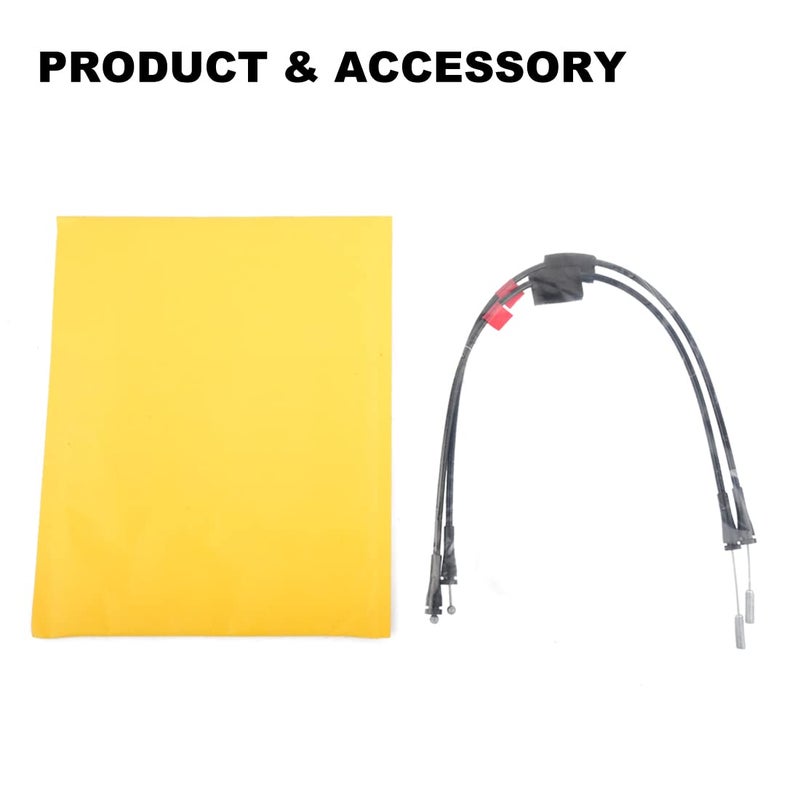AUTOJARE Rear Left Right Side Door Lower Latch Cables for 1997-2003 F150 2004 F150 Heritage 1997-1999 F250 Replaces# 6L3Z18264A00C 6L3Z18264A01C - Image 3